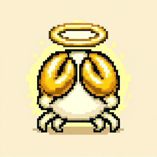 A shame-faced crab, revealing